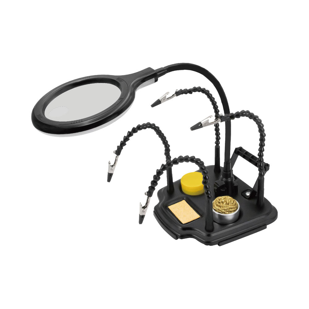 PROSKIT SN-396N SOLDERING HELPING HAND WITH LED MAGNIFIER - image 4