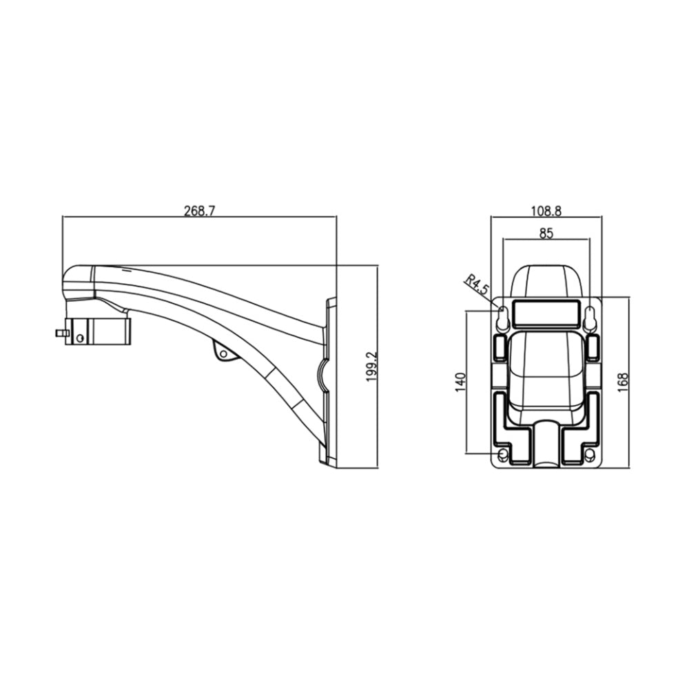 SUNELL CAMERA CORNER MOUNT BRACKET BK349 - image 2
