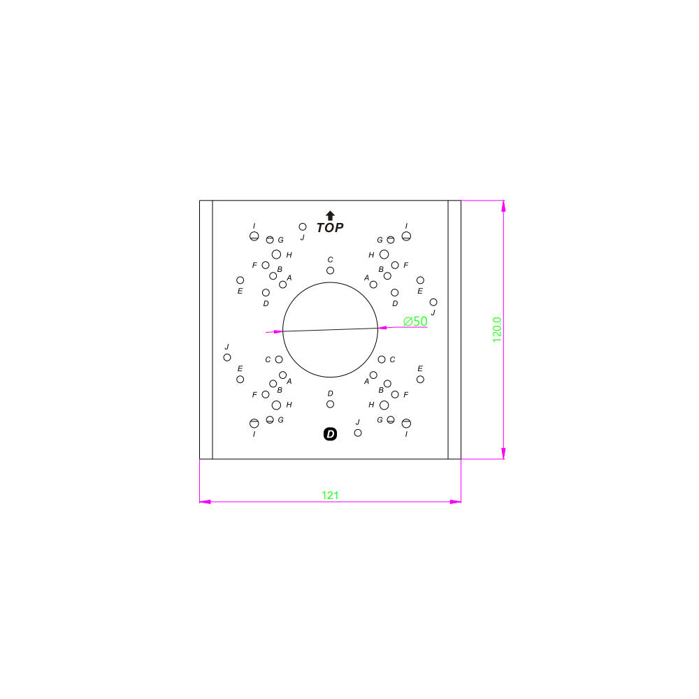 SUNELL CAMERA POLE MOUNT BRACKET - image 2