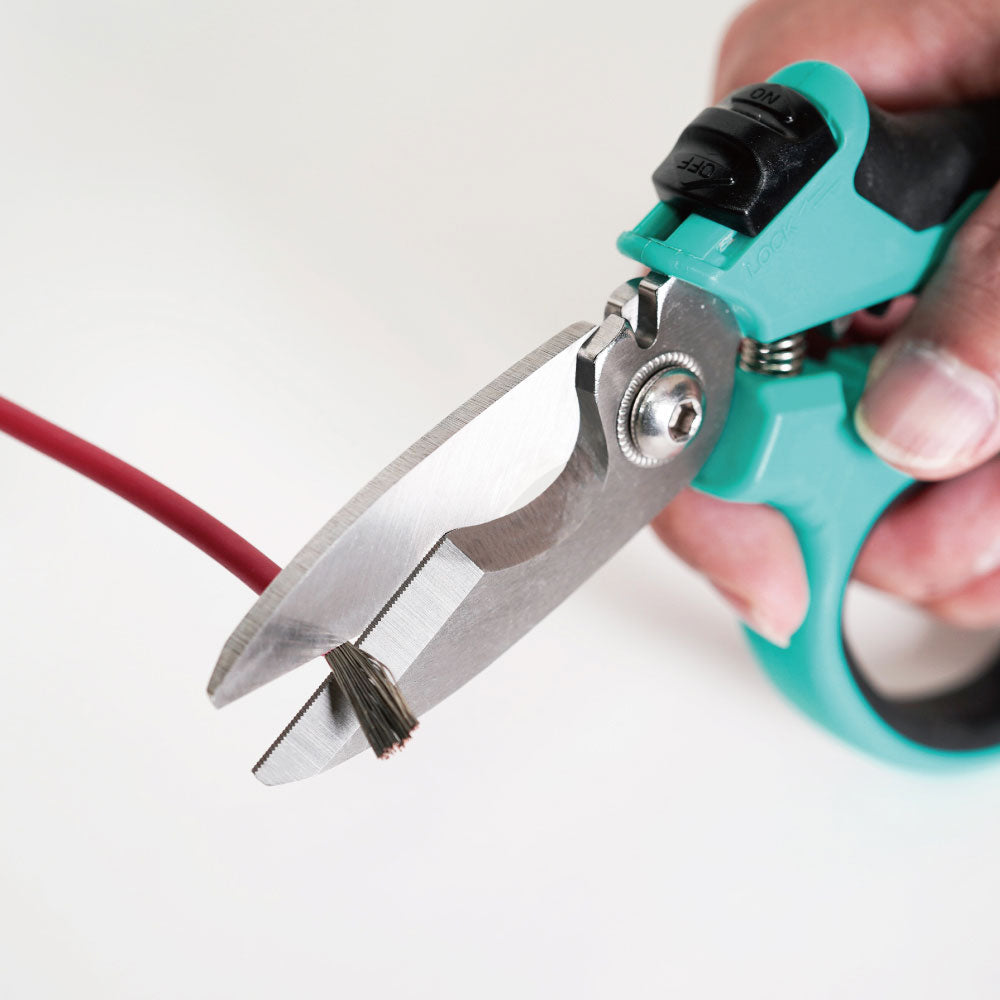 PROSKIT SR-335 8" STAINLESS STEEL MULTI-PURPOSE ANGLED ELECTRICIAN SHEARS - image 6