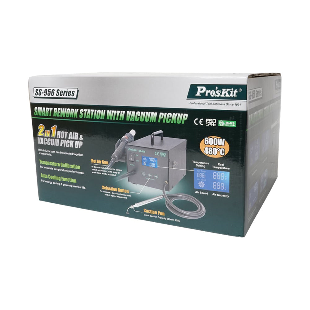PROSKIT SS-956 600W SMART REWORK STATION WITH VACUUM PICKUP - image 2