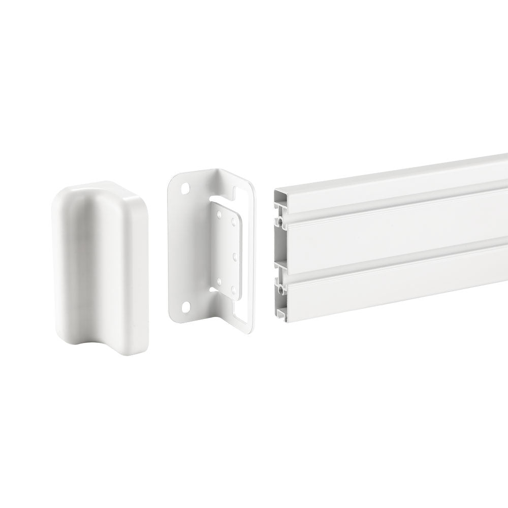 SLATWALL WALL MOUNTING PLATE, WHITE UP TO 50KG - image 3