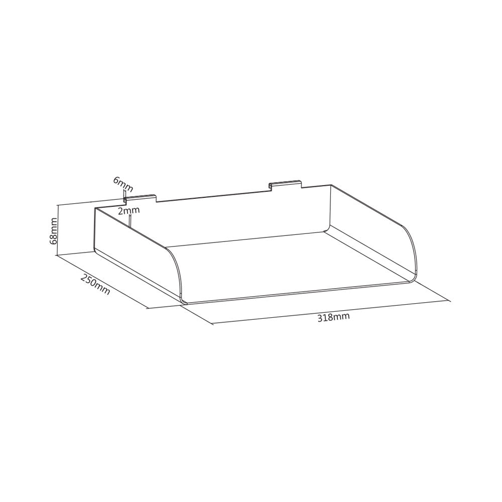 SLATWALL TELEPHONE HOLDER UP TO 3KG - image 5