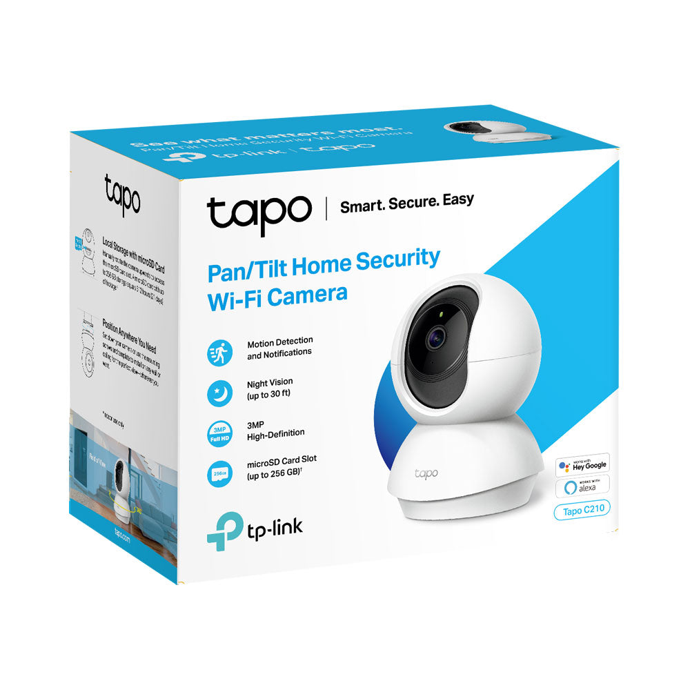 TP-LINK TAPO C210 PAN/TILT HOME SECURITY WI-FI CAMERA - image 2