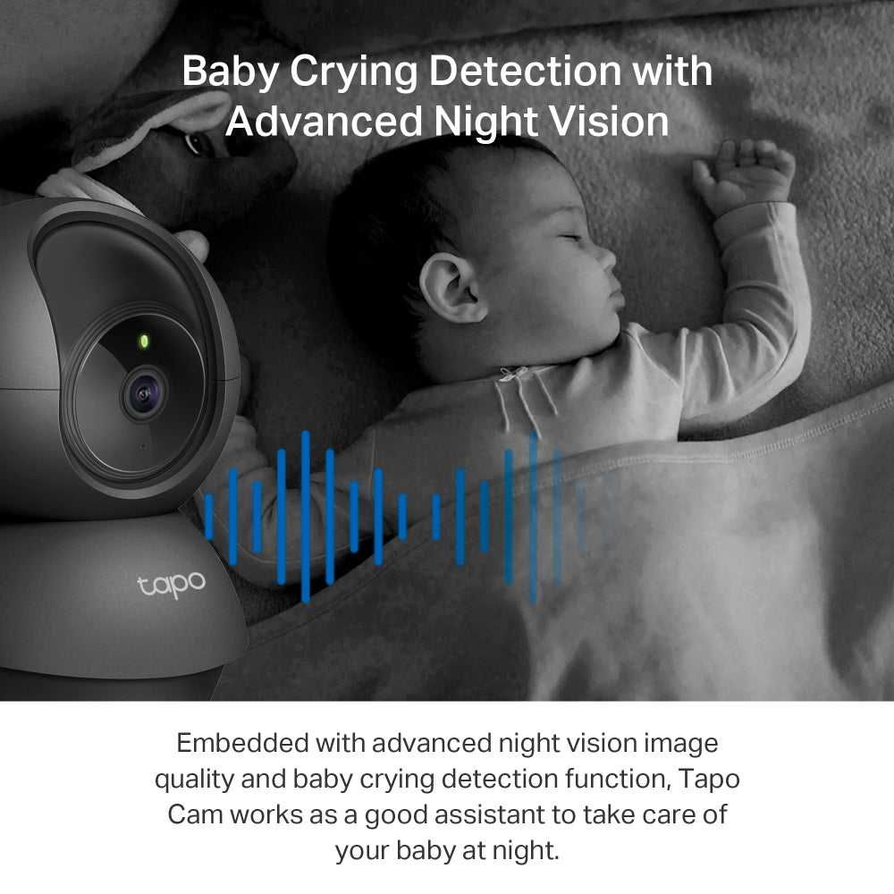 TP-LINK TAPO PAN/TILT HOME SECURITY WI-FI 2K 3MP - image 4