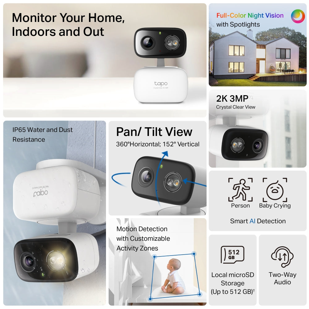 TP-LINK TAPO INDOOR/OUTDOOR WIFI CAMERA 2K - image 13