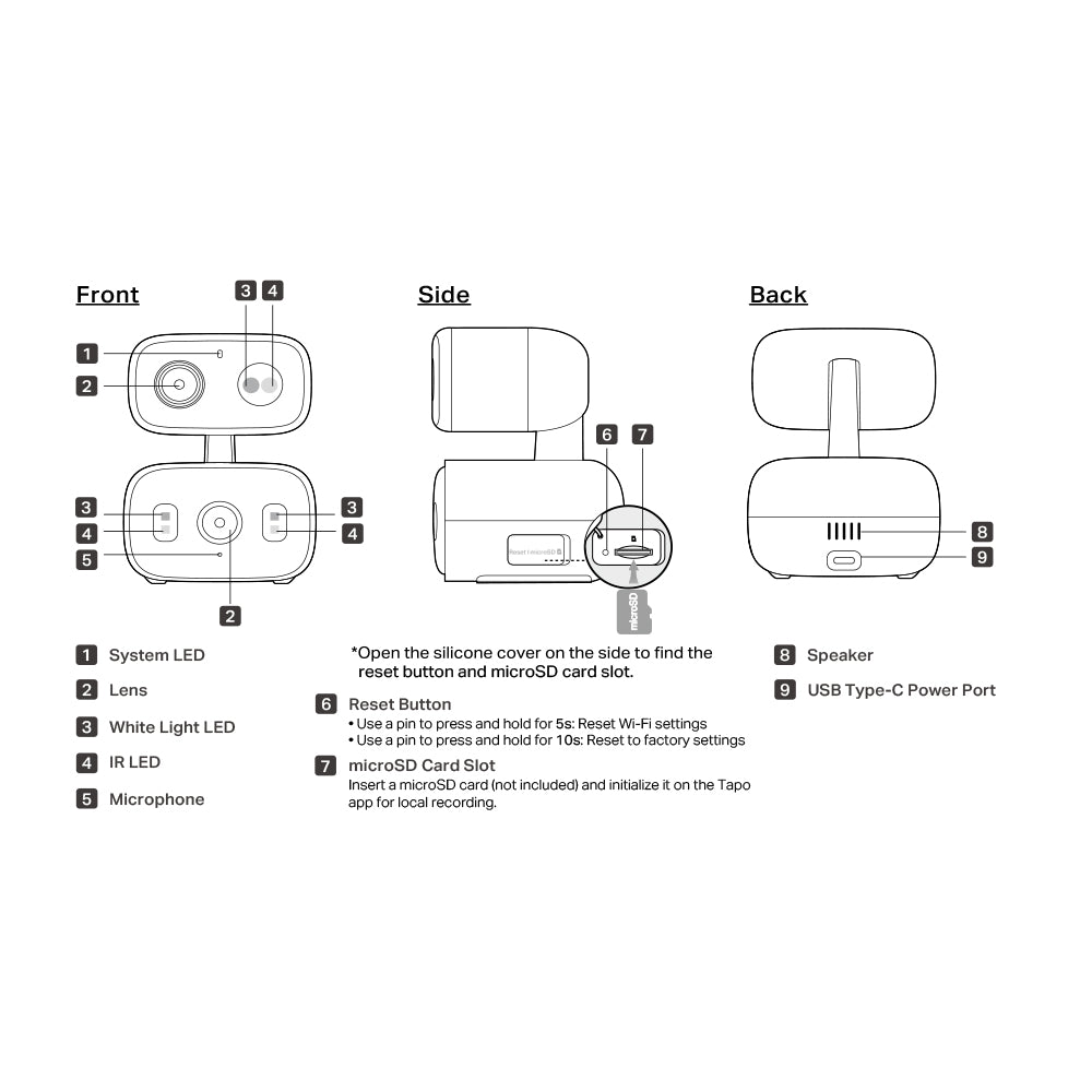 TP-LINK TAPO IN/OUT DUAL LENS PAN/TILT 2K 3MP - image 9