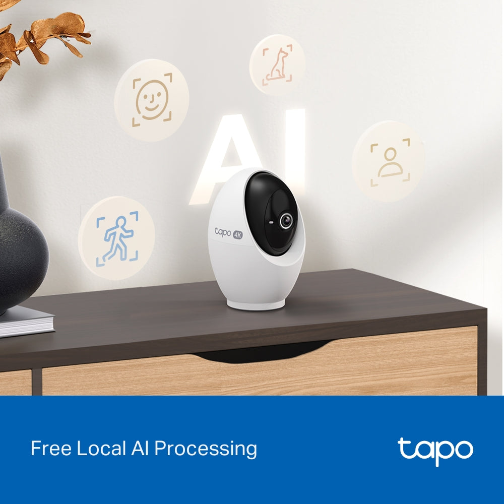 TP-LINK TAPO PAN/TILT WIFI 4K 8MP INDOOR + AUDIO - image 3
