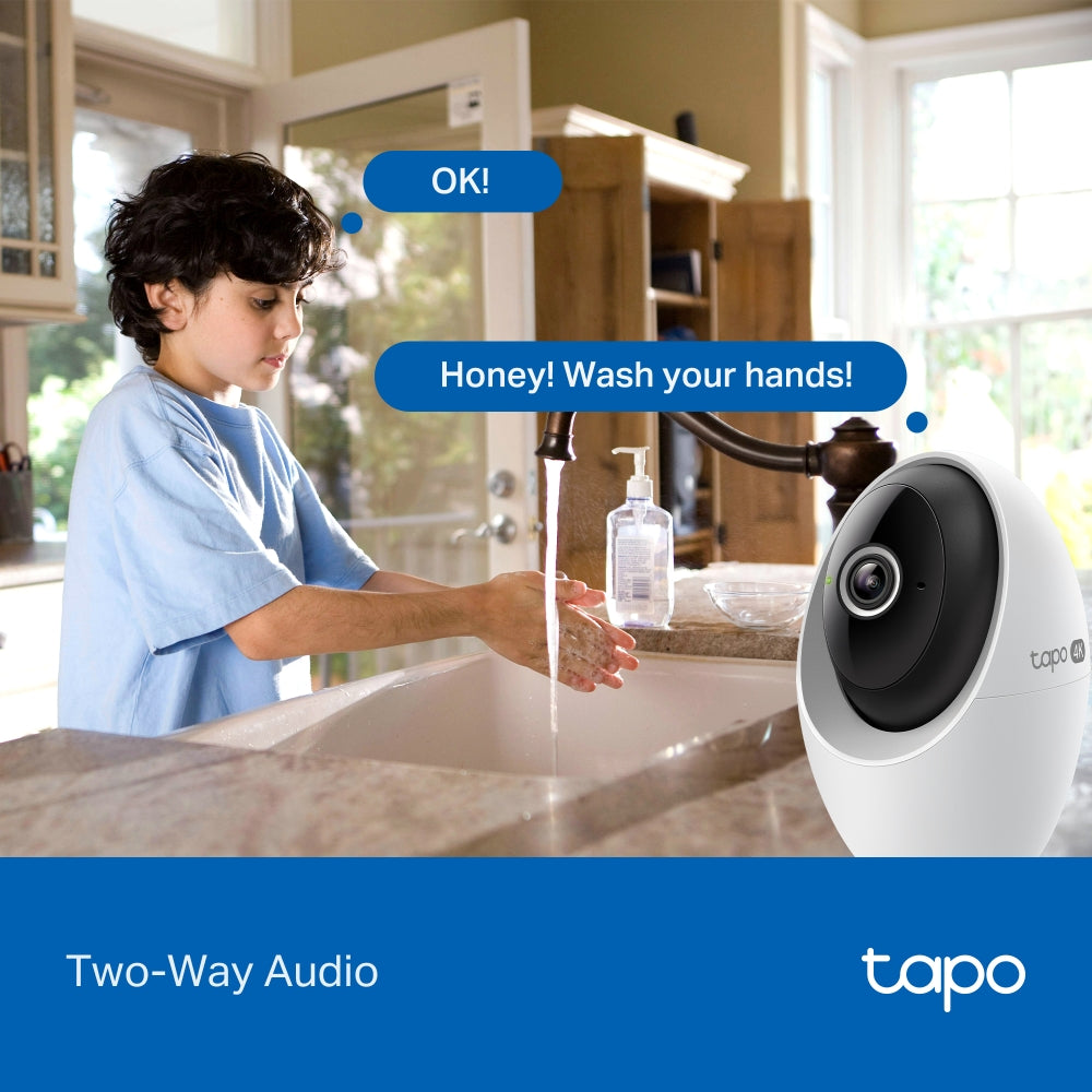 TP-LINK TAPO PAN/TILT WIFI 4K 8MP INDOOR + AUDIO - image 4