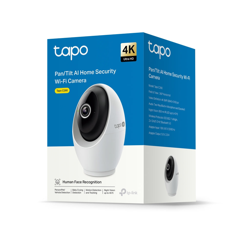 TP-LINK TAPO PAN/TILT WIFI 4K 8MP INDOOR + AUDIO - image 8