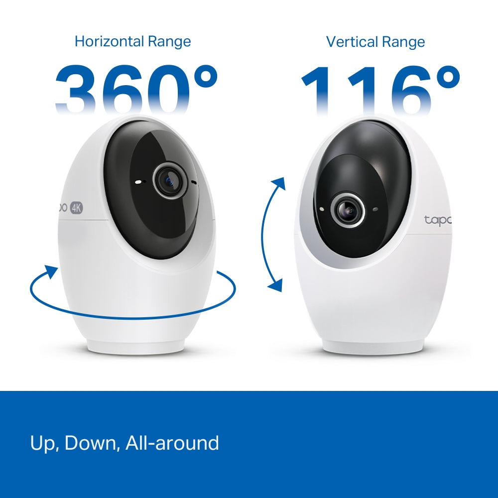 TP-LINK TAPO PAN/TILT WIFI 4K 8MP INDOOR + AUDIO - image 10