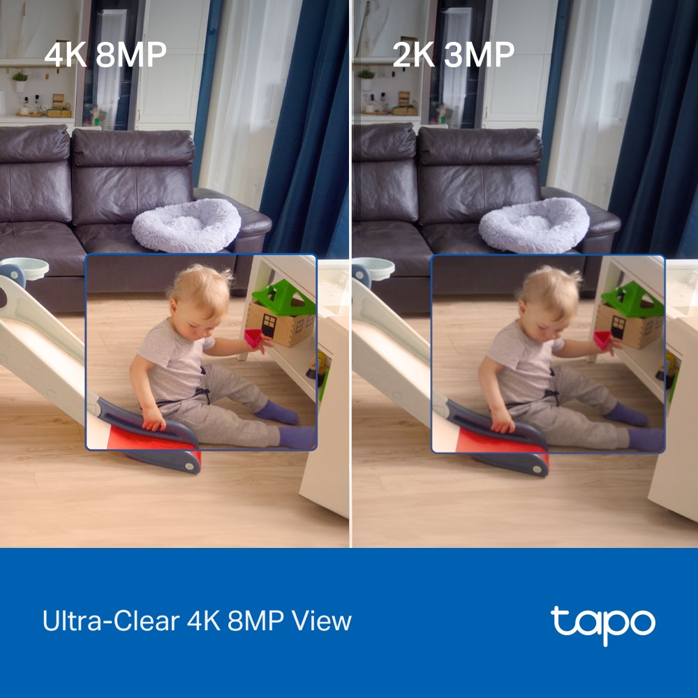 TP-LINK TAPO PAN/TILT WIFI 4K 8MP INDOOR + AUDIO - image 11