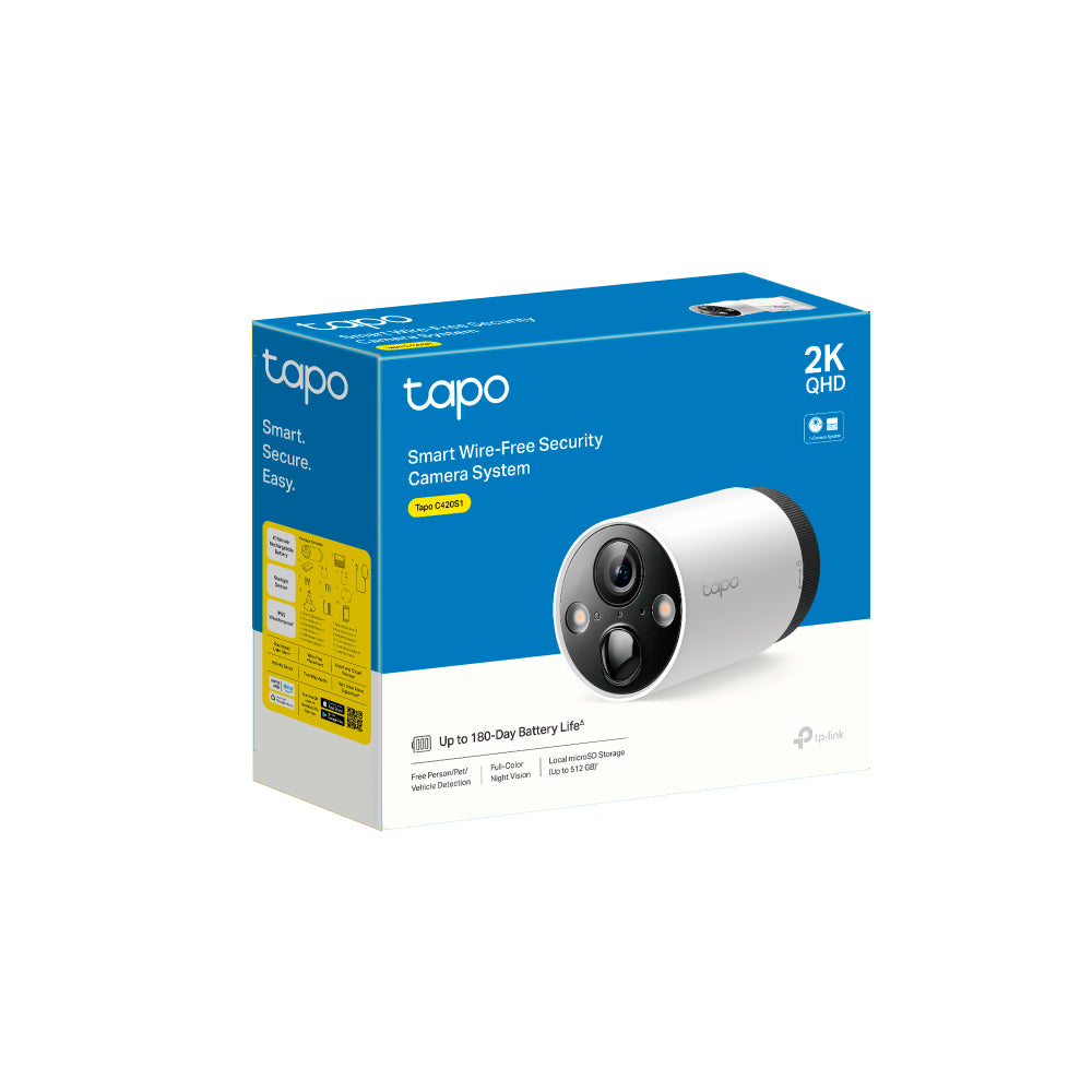 TP-LINK TAPO SMART WIRE-FREE CAMERA SYSTEM - 1PK