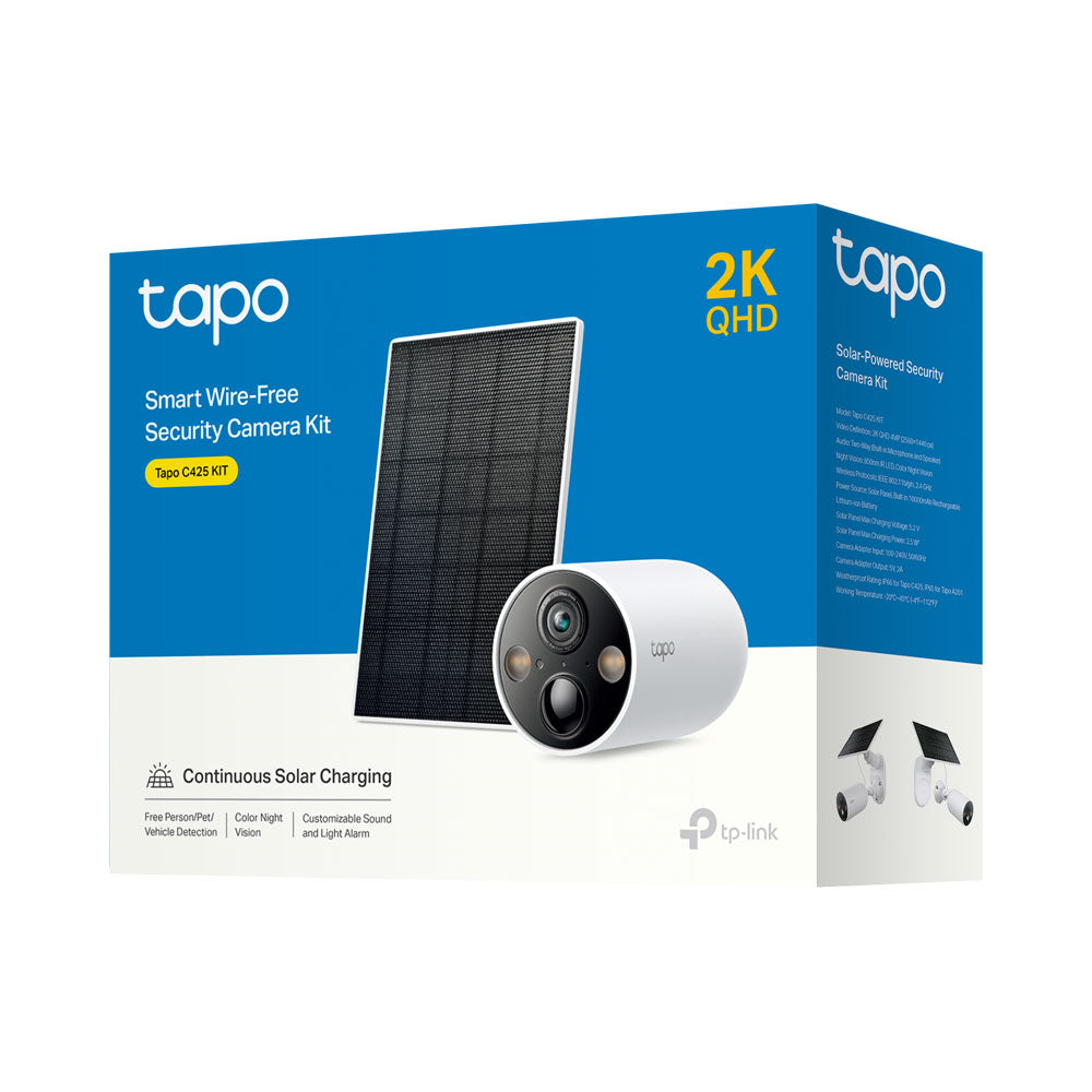 TP-LINK TAPO SOLAR CAMERA 2K 4MP 1PK - image 2