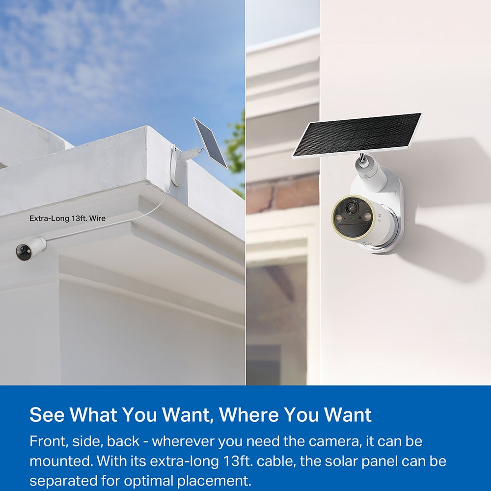 TP-LINK TAPO 4K 8MP CAMERA & SOLAR PANEL - image 5