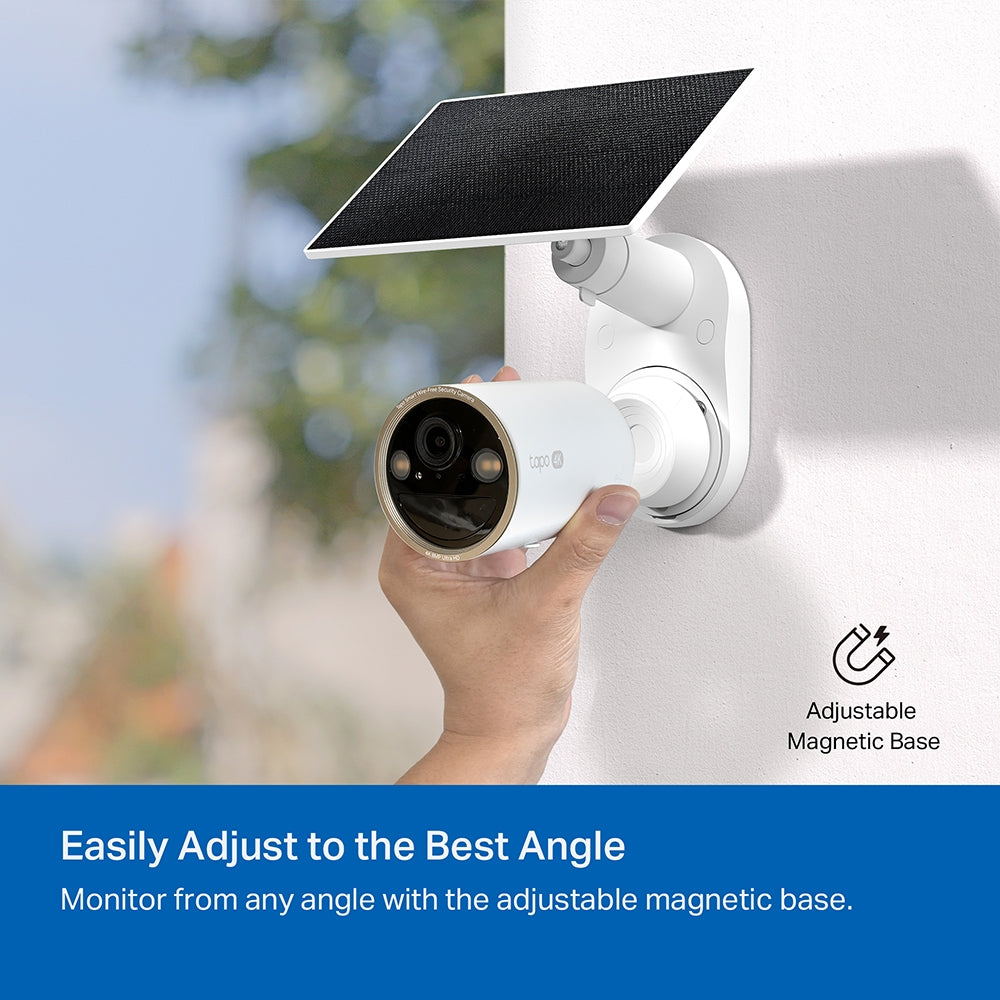 TP-LINK TAPO 4K 8MP CAMERA & SOLAR PANEL - image 6