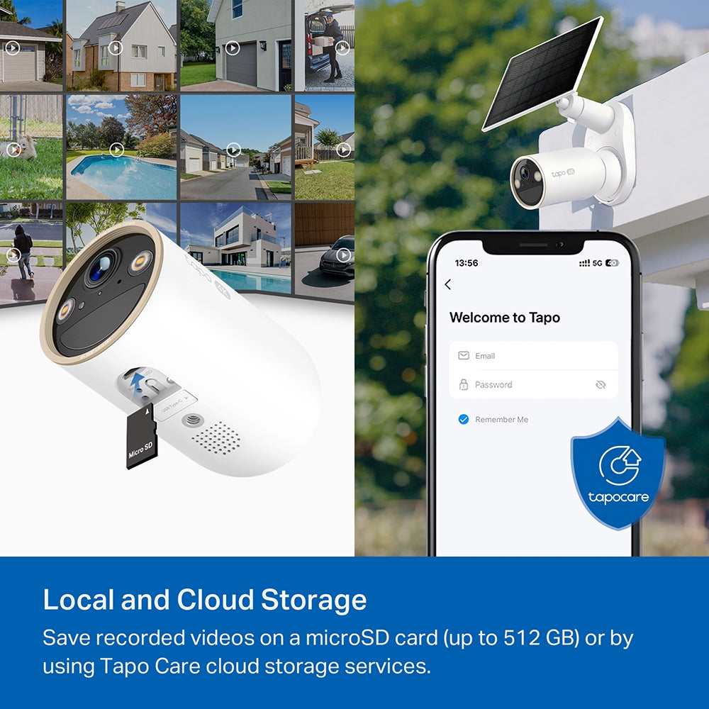 TP-LINK TAPO 4K 8MP CAMERA & SOLAR PANEL - image 9