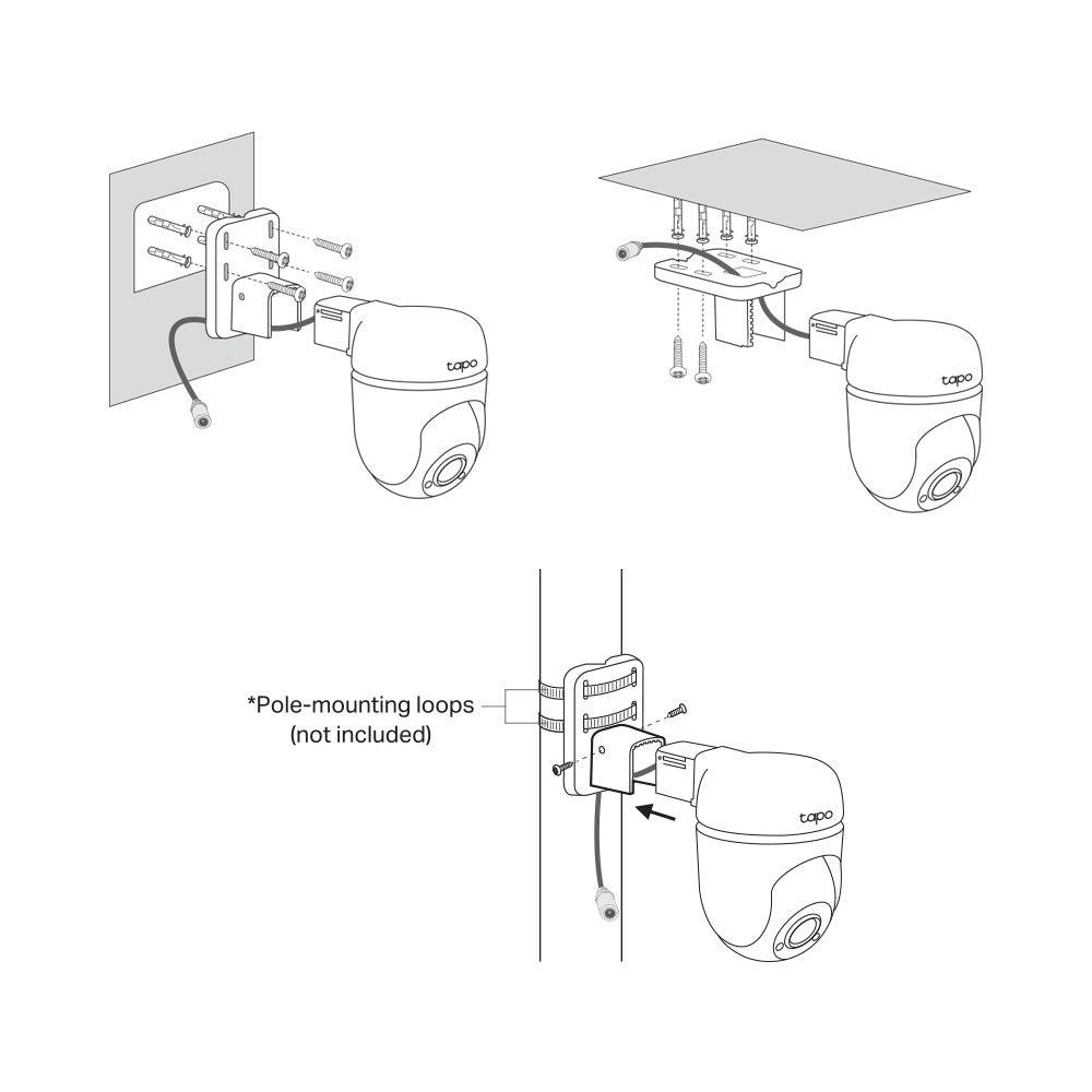 TP-LINK OUTDOOR PAN/TILT SECURITY CAM WIFI 1080P - image 9