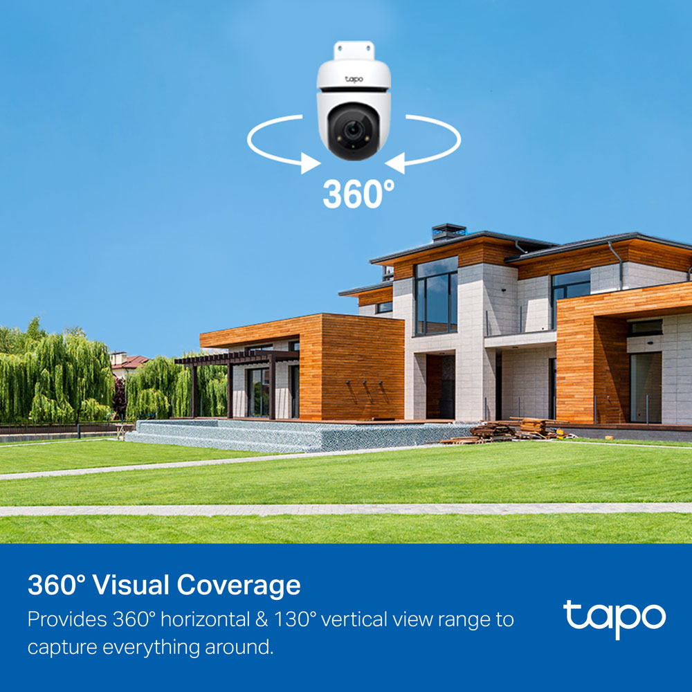 TP-LINK OUTDOOR PAN/TILT SECURITY CAM WIFI 1080P - image 7