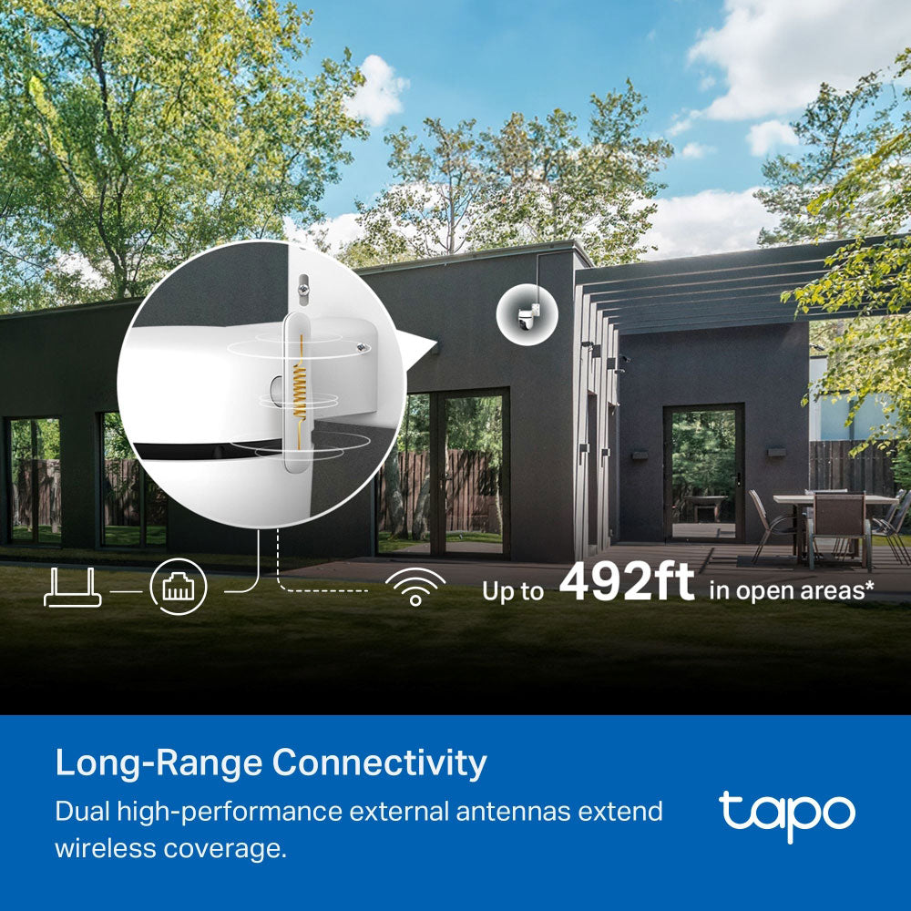 TP-LINK OUTDOOR PAN/TILT SECURITY WIFI 2K 4MP - image 9