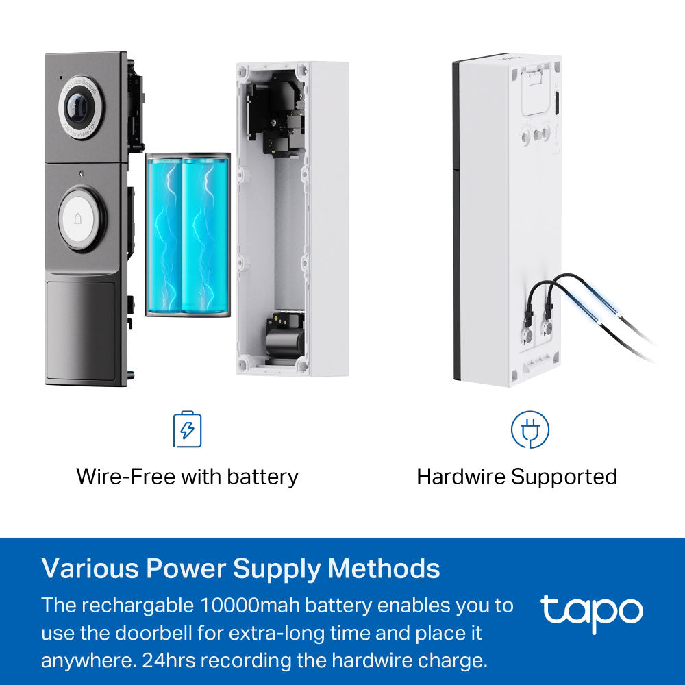 TP-LINK TAPO VIDEO DOORBELL CAMERA 2K 5MP - image 4
