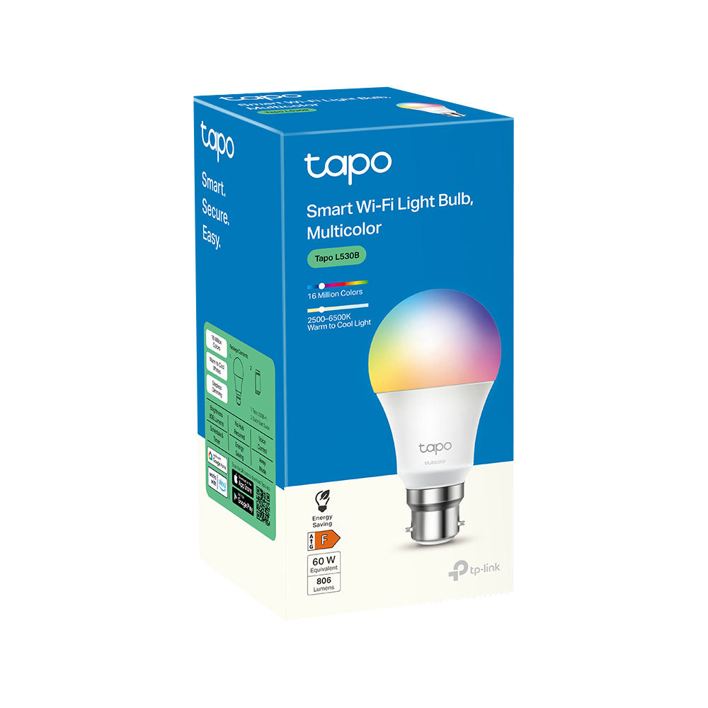 TP-LINK TAPO SMART WIFI LIGHT BULB - MULTICOLOUR