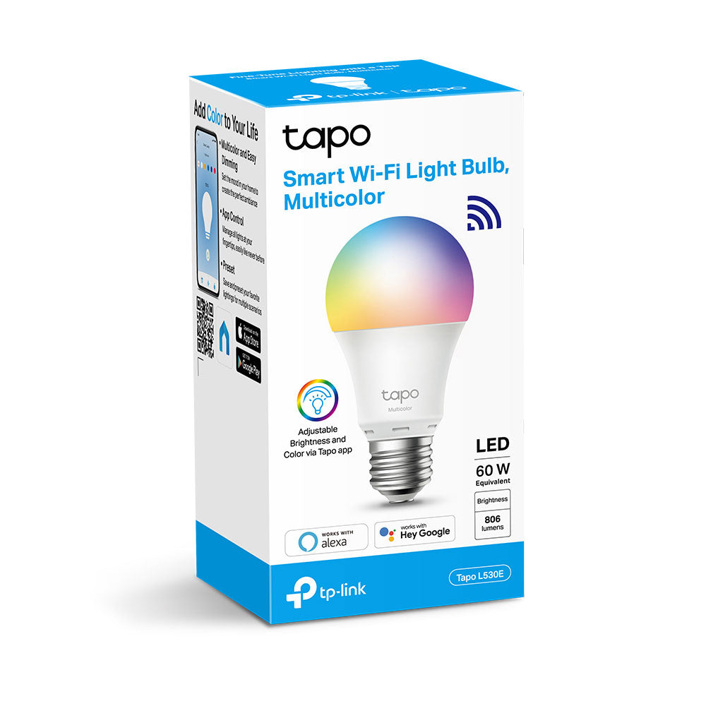 TP-LINK TAPO SMART WIFI LIGHT BULB - MULTICOLOUR