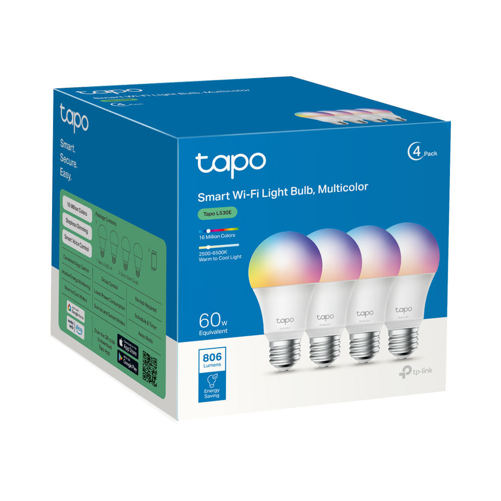 TP-LINK TAPO SMART WIFI LIGHT BULB - MULTICOLOUR - image 5