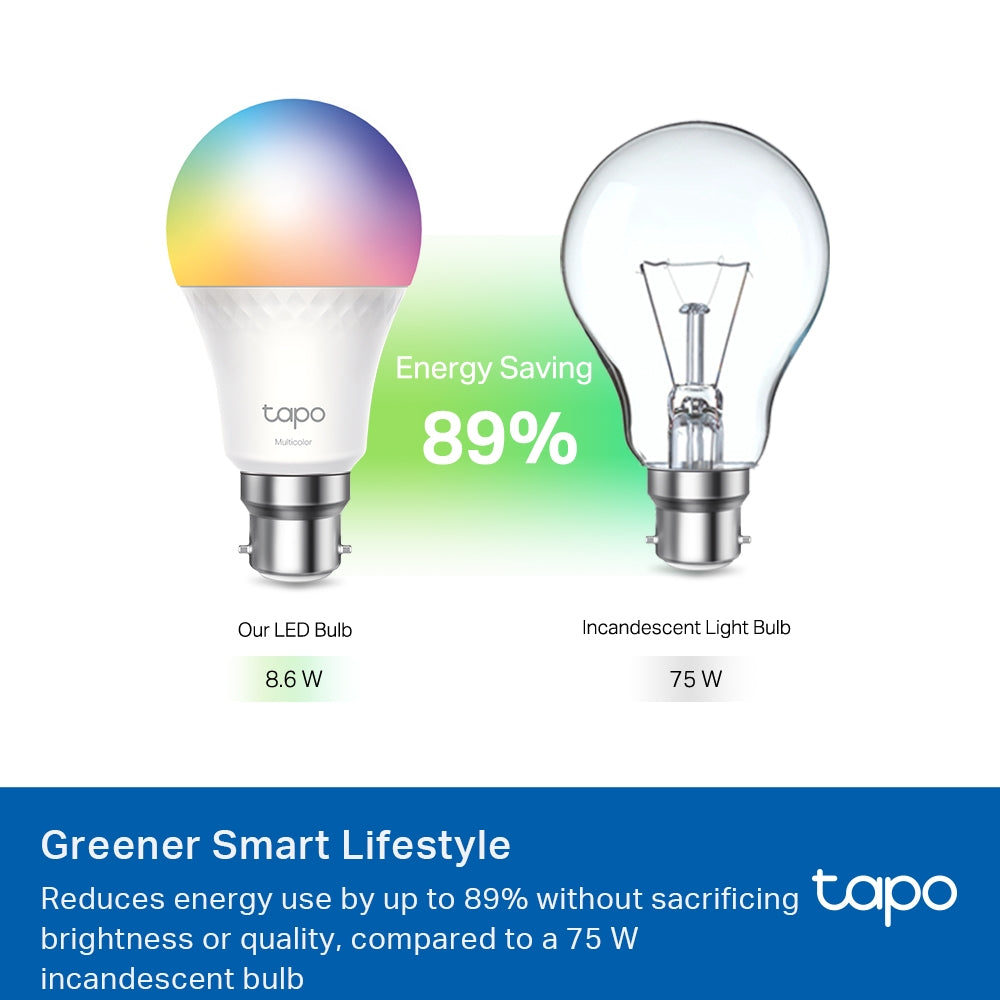 TP-LINK TAPO WIFI MULTICOLOUR GLOBE 1055LUM
