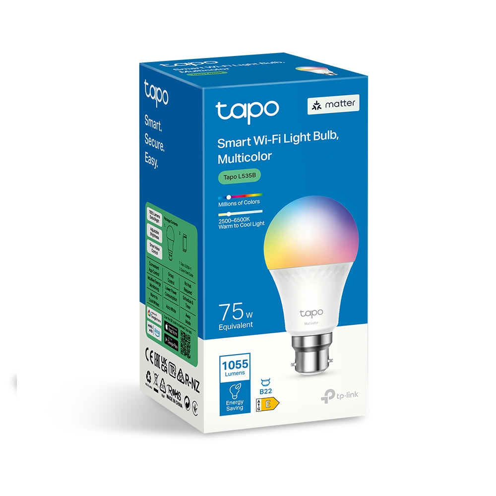 TP-LINK TAPO WIFI MULTICOLOUR GLOBE 1055LUM - image 3