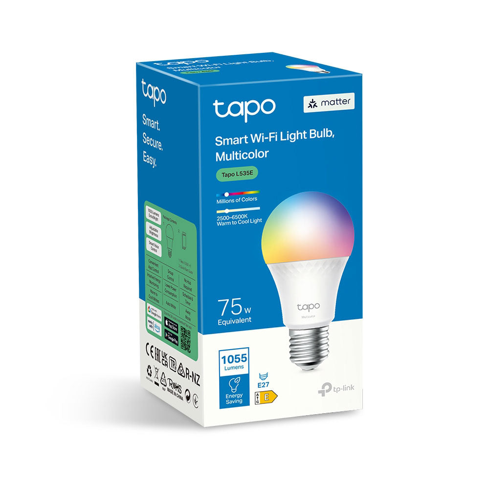 TP-LINK TAPO SMART WIFI LIGHT BULB, MULTICOLOUR - image 2