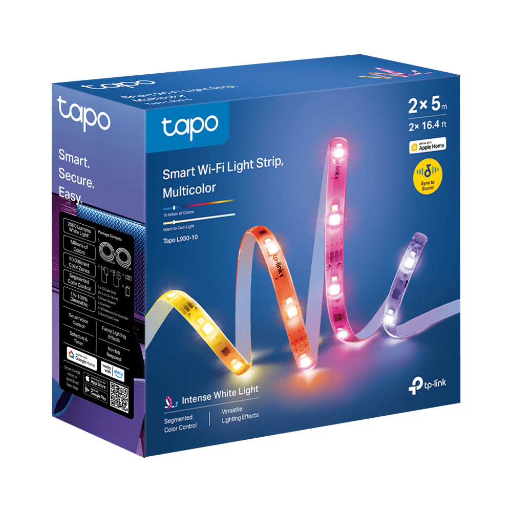 TP-LINK TAPO WIFI MULTICOLOUR LED 10M 2000LUM - image 2