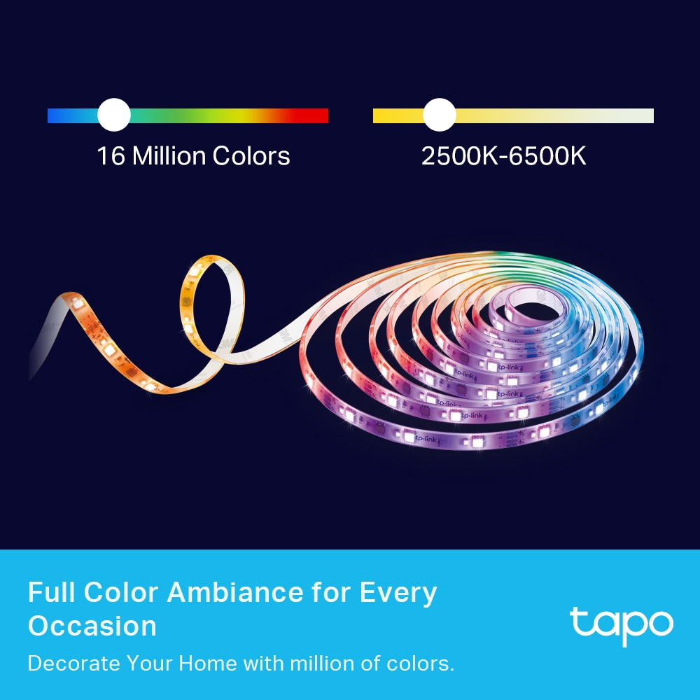 TP-LINK TAPO WIFI MULTICOLOUR LED 10M 2000LUM - image 6