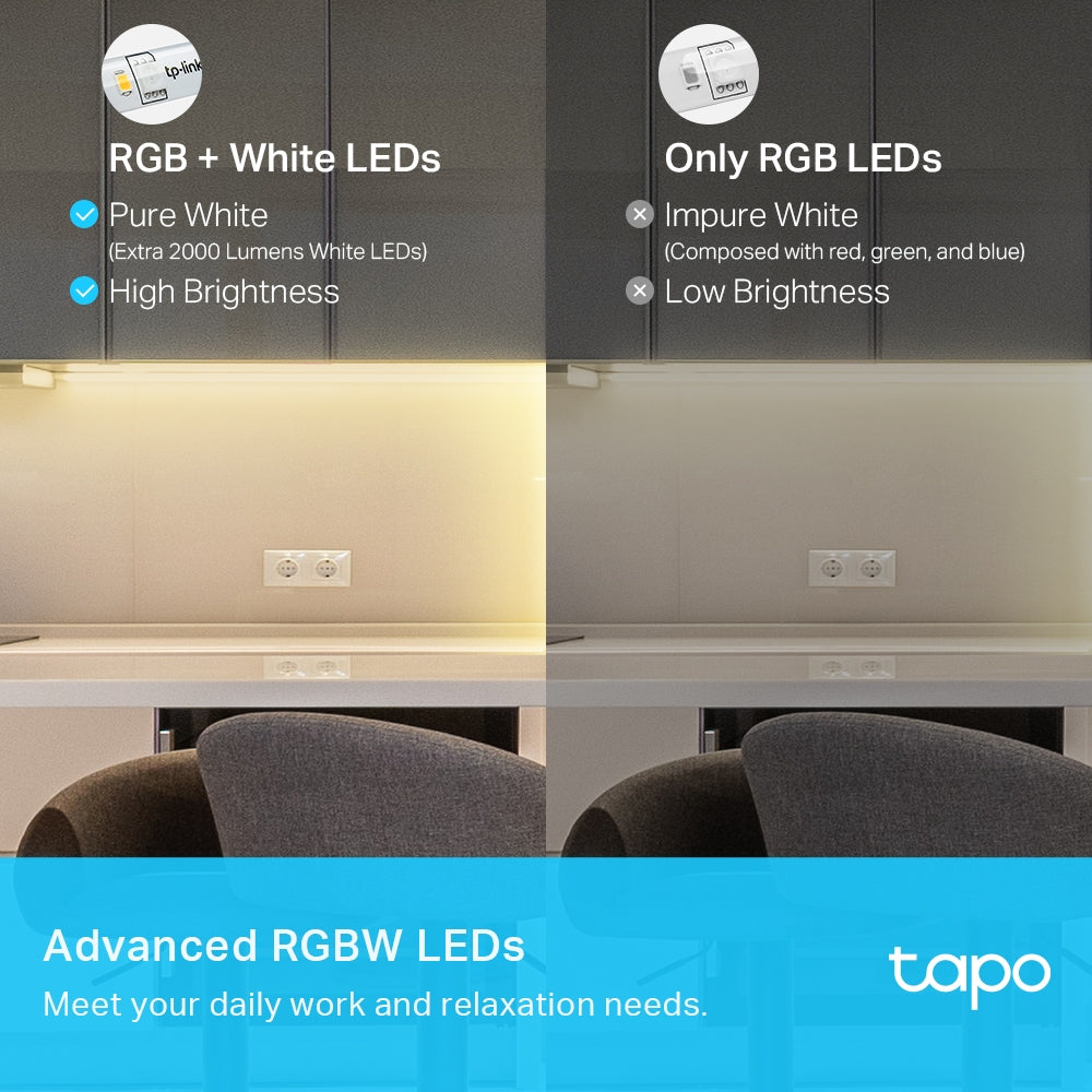 TP-LINK TAPO WIFI MULTICOLOUR LED 10M 2000LUM - image 7