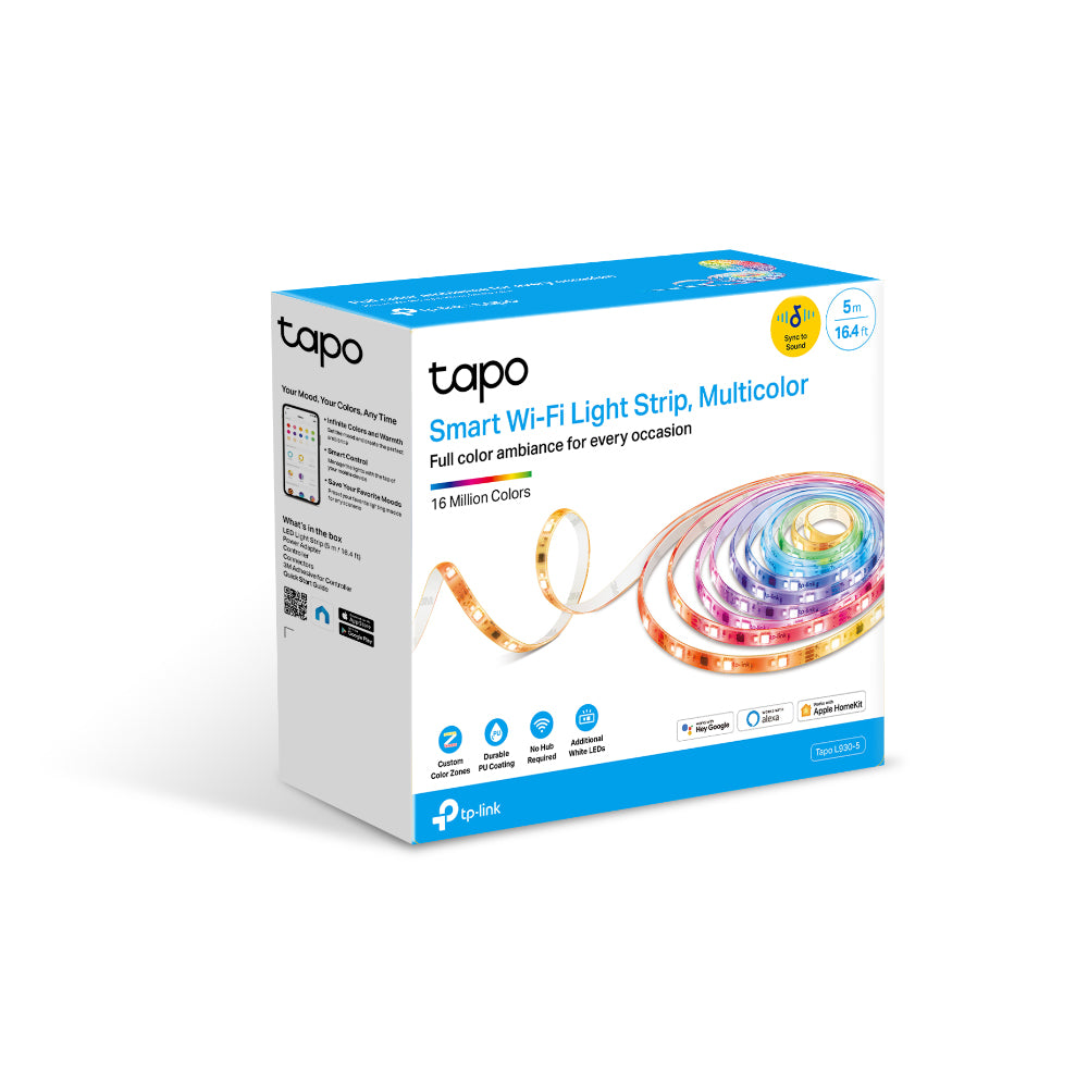 TP-LINK TAPO WIFI MULTICOLOUR LED 5M 1000LUM