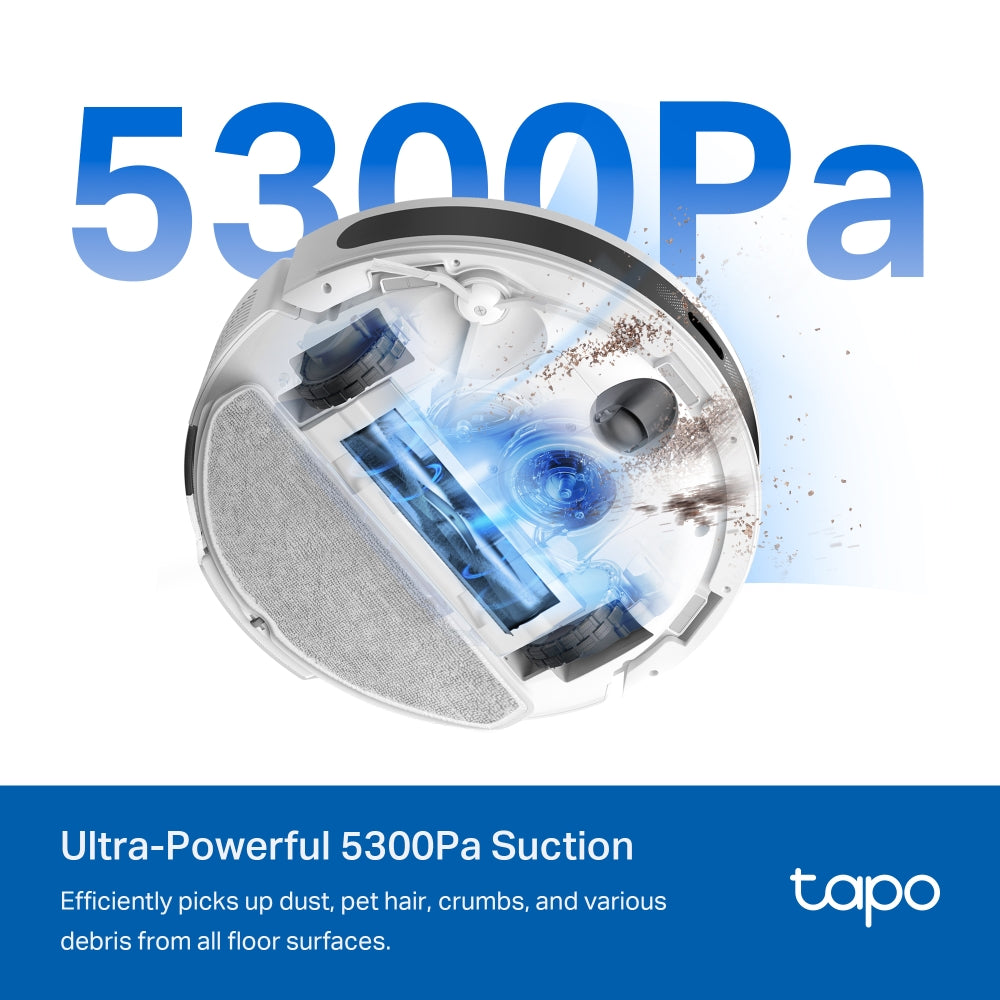 TP-LINK TAPO VAC&MOP + DOCK WHITE 5300PA 2600MAH - image 7