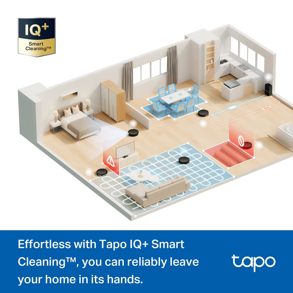TP-LINK TAPO VAC&MOP + DOCK BLACK 5300PA 2600MAH
