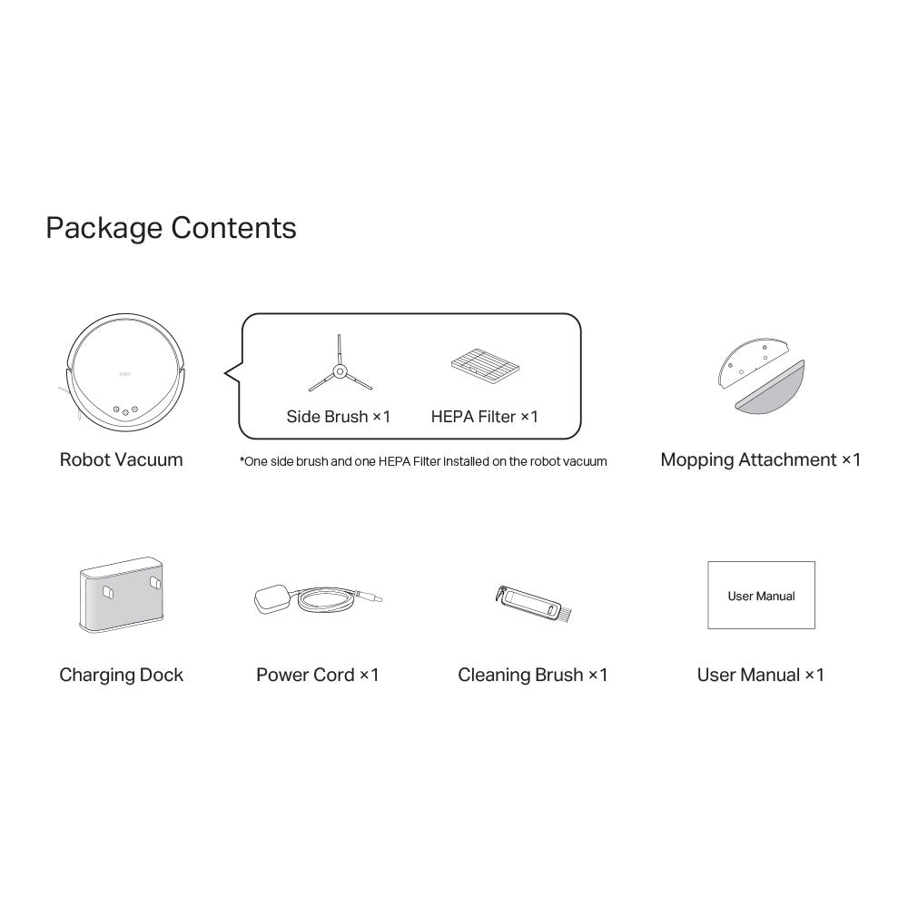 TP-LINK TAPO VAC&MOP WHITE 5300PA 2600MAH - image 2