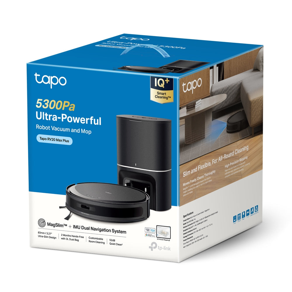TP-LINK TAPO VAC&MOP + DOCK BLACK 5300PA 2600MAH - image 6