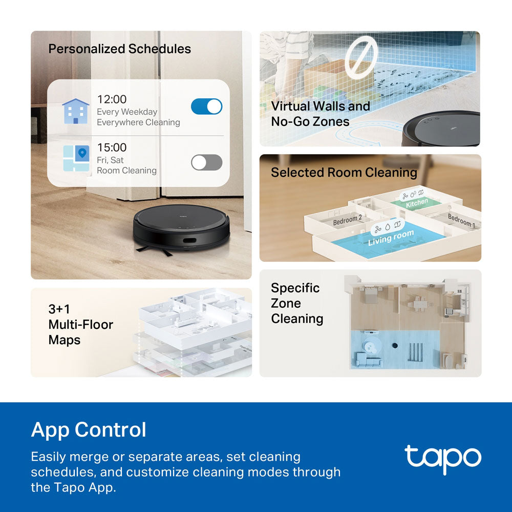 TP-LINK TAPO VAC&MOP WHITE 5300PA 2600MAH - image 9
