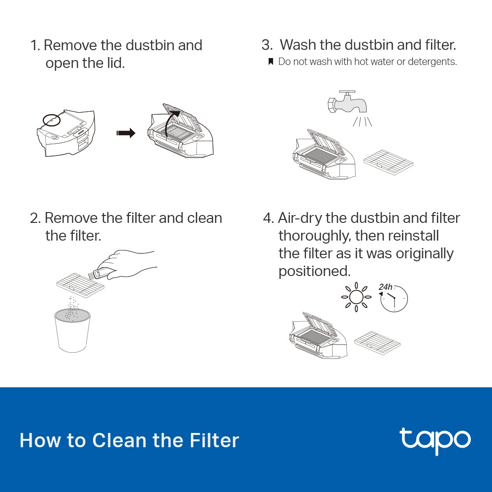 TP-LINK TAPO ROBOT VACUUM PART-REPLACEMENT KIT - image 2