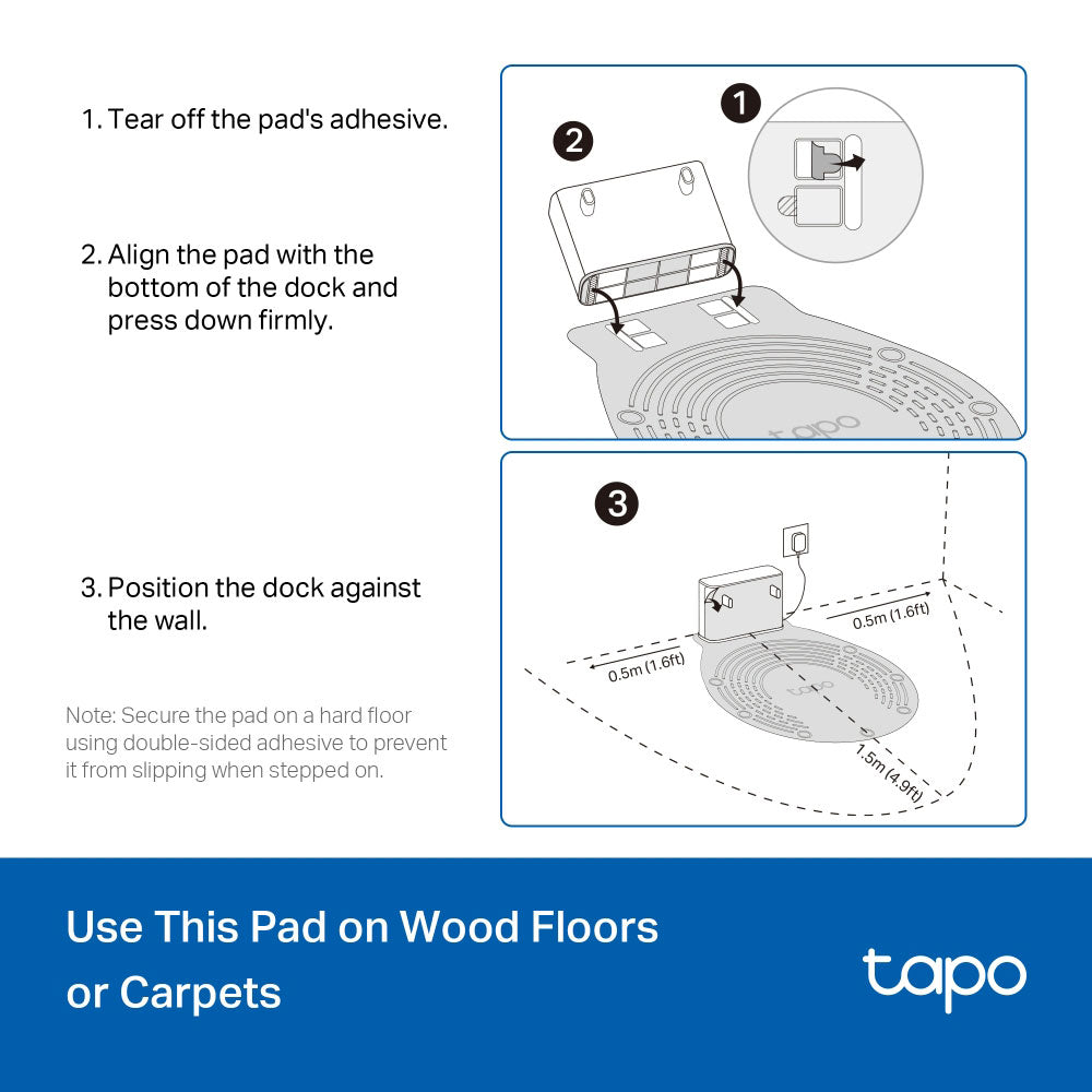 TP-LINK TAPO ROBOT VACUUM WATERPROOF MAT