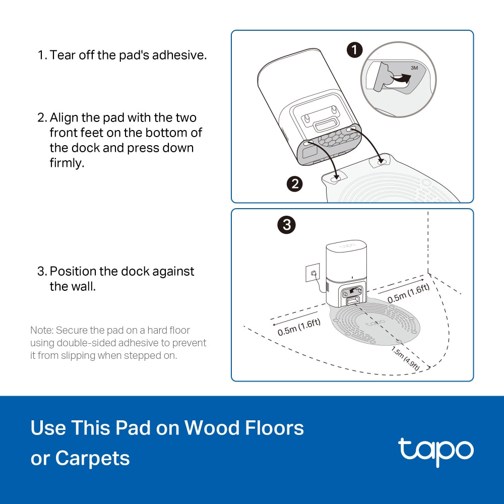 TP-LINK TAPO ROBOT VACUUM WATERPROOF MAT