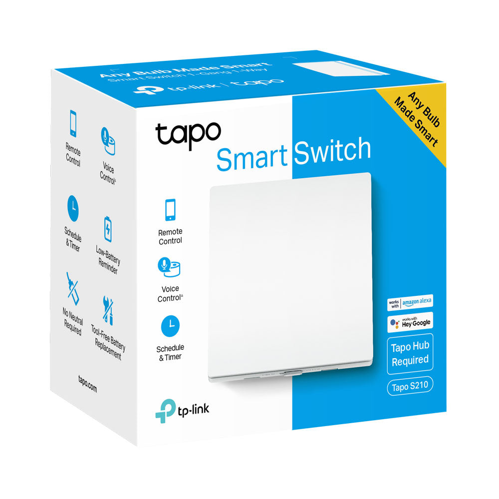 TP-LINK TAPO SMART LIGHT SWITCH 1 GANG 1 WAY - image 3