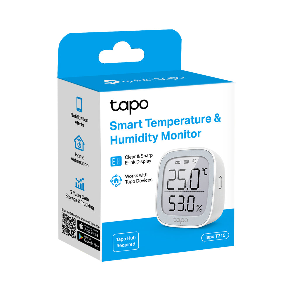 TP-LINK TAPO SMART TEMPERATURE & HUMIDITY MONITOR