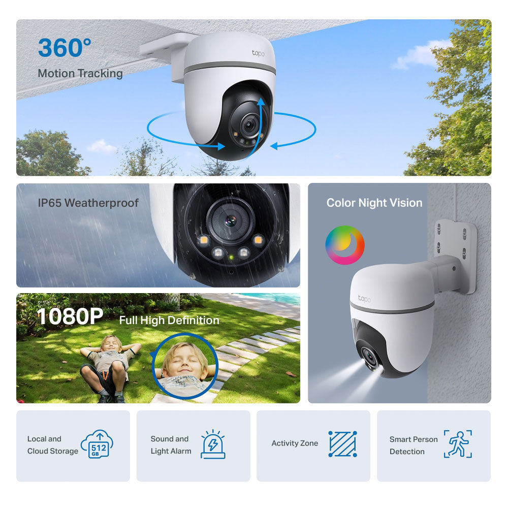 TP-LINK OUTDOOR PAN/TILT SECURITY WI-FI CAMERA - image 12