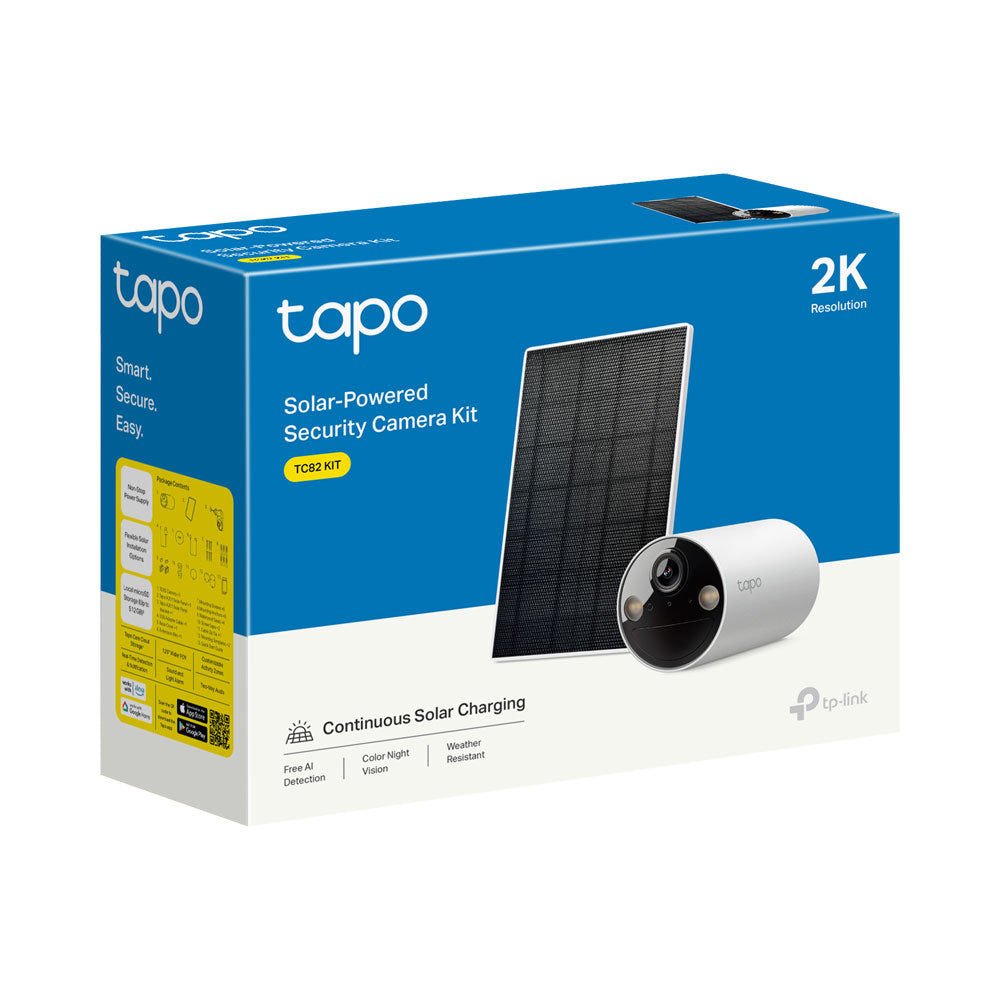 TP-LINK TAPO 2K 3MP WIRE-FREE CAMERA WITH SOLAR