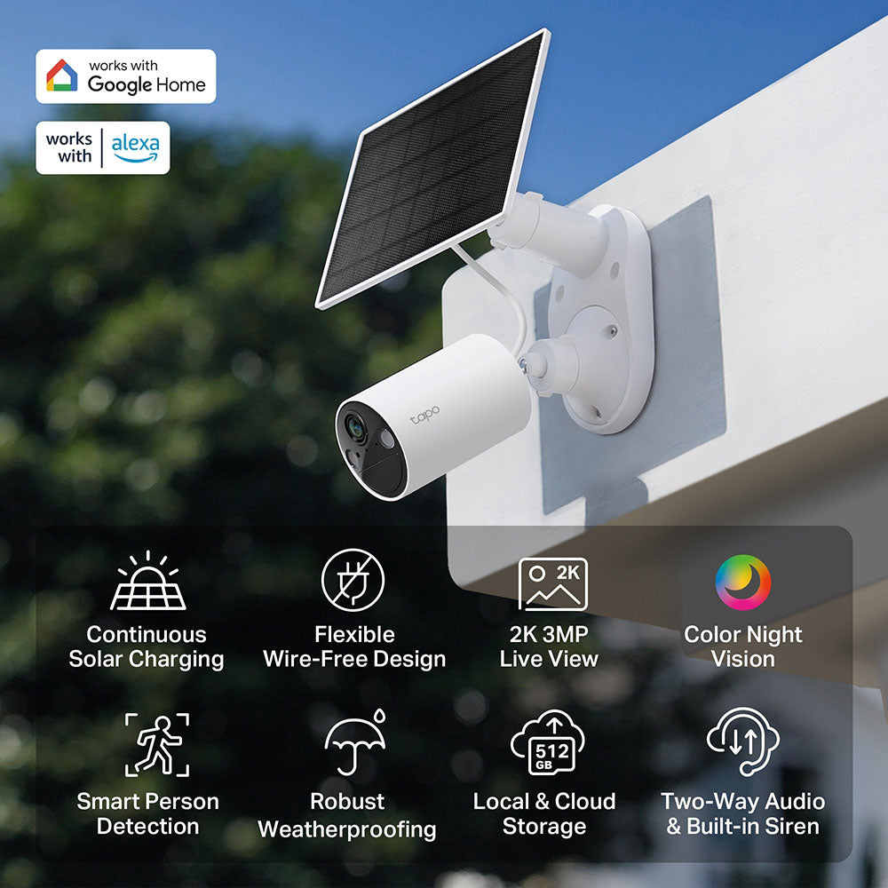TP-LINK TAPO TC85 KIT SOLAR-POWERED SECURITY CAMERA KIT - image 10