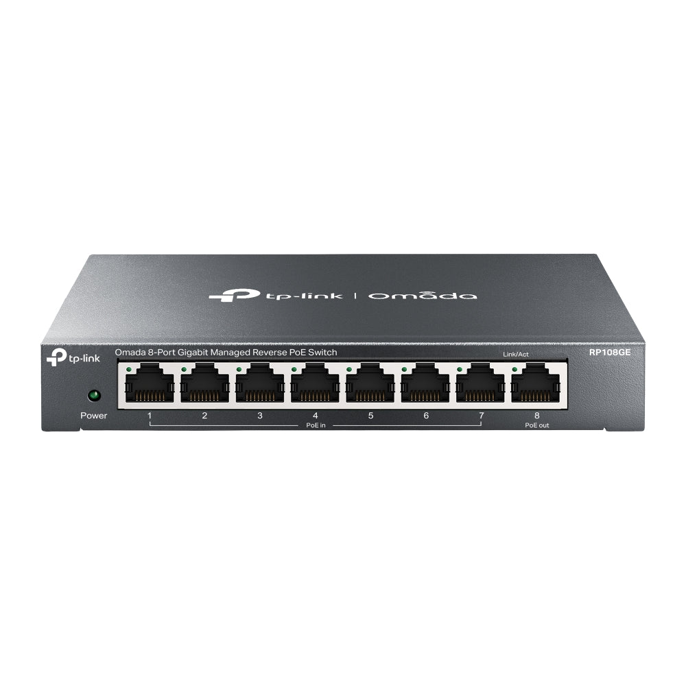 TP-LINK OMADA RP108GE 8-PORT GIGABIT REVERSE POE SWITCH - image 2