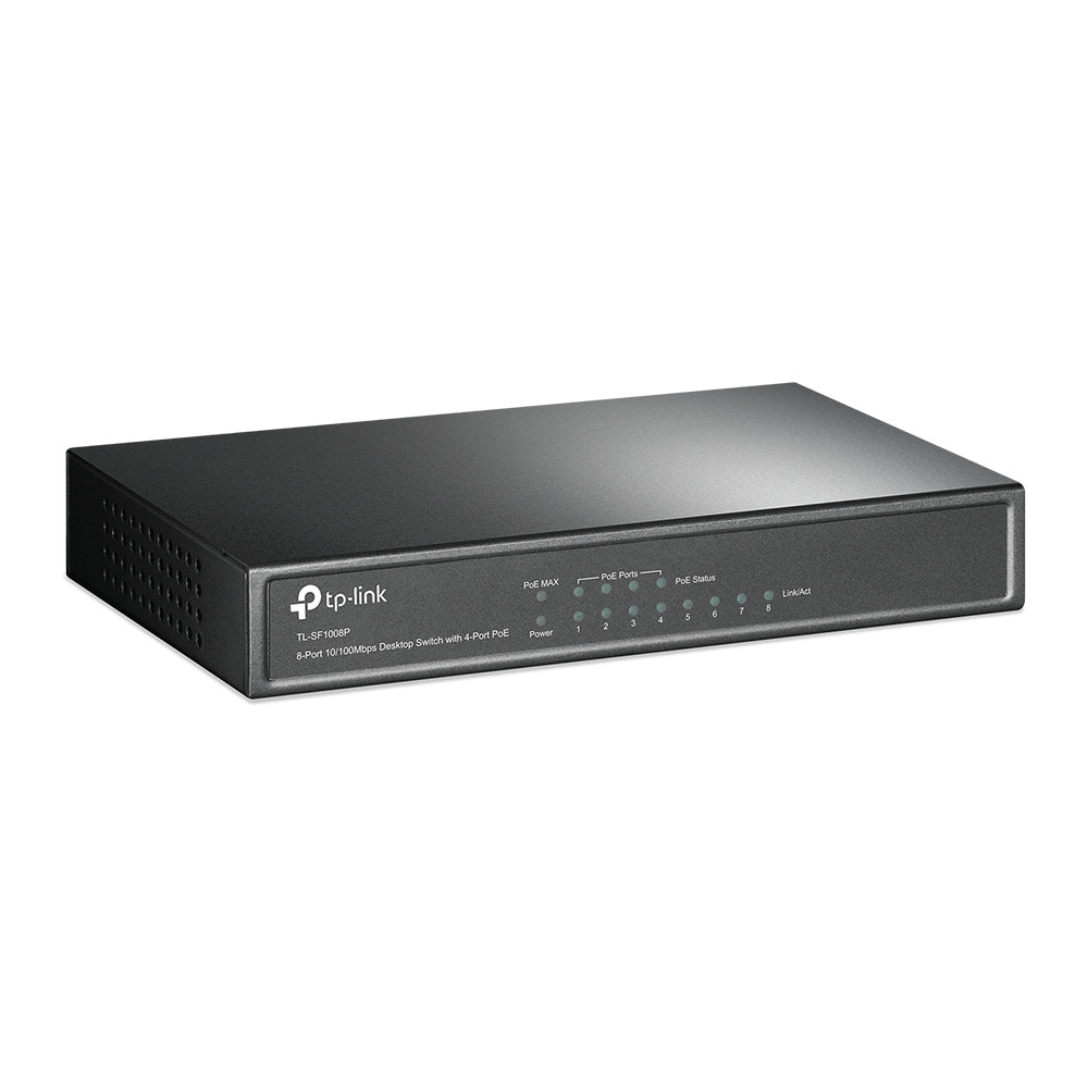 TP-LINK 8-PORT FE 4-PORT POE DESKTOP SWITCH - image 2